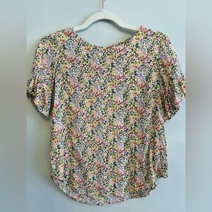 LOFT Multicolor Floral Blouse
